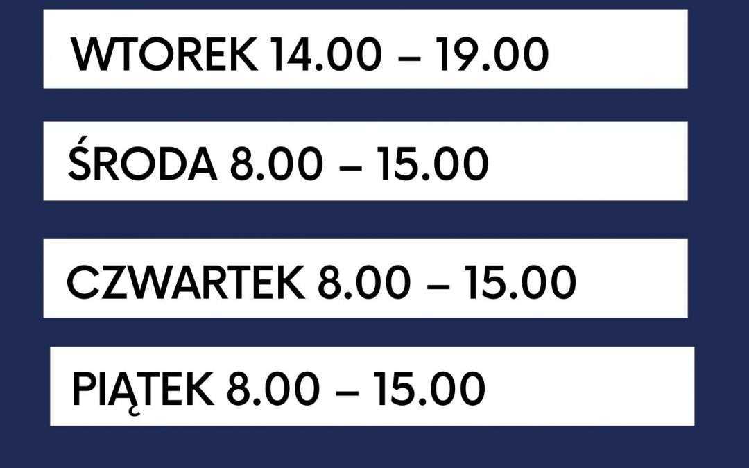 Godziny otwarcia kasy MDK