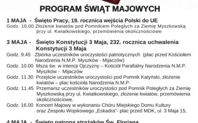 Zapraszamy na obchody Świąt Majowych