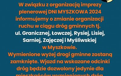 INFORMACJA o zmianie organizacji ruchu