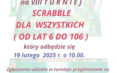 VIII TURNIEJ SCRABBLE DLA WSZYSTKICH