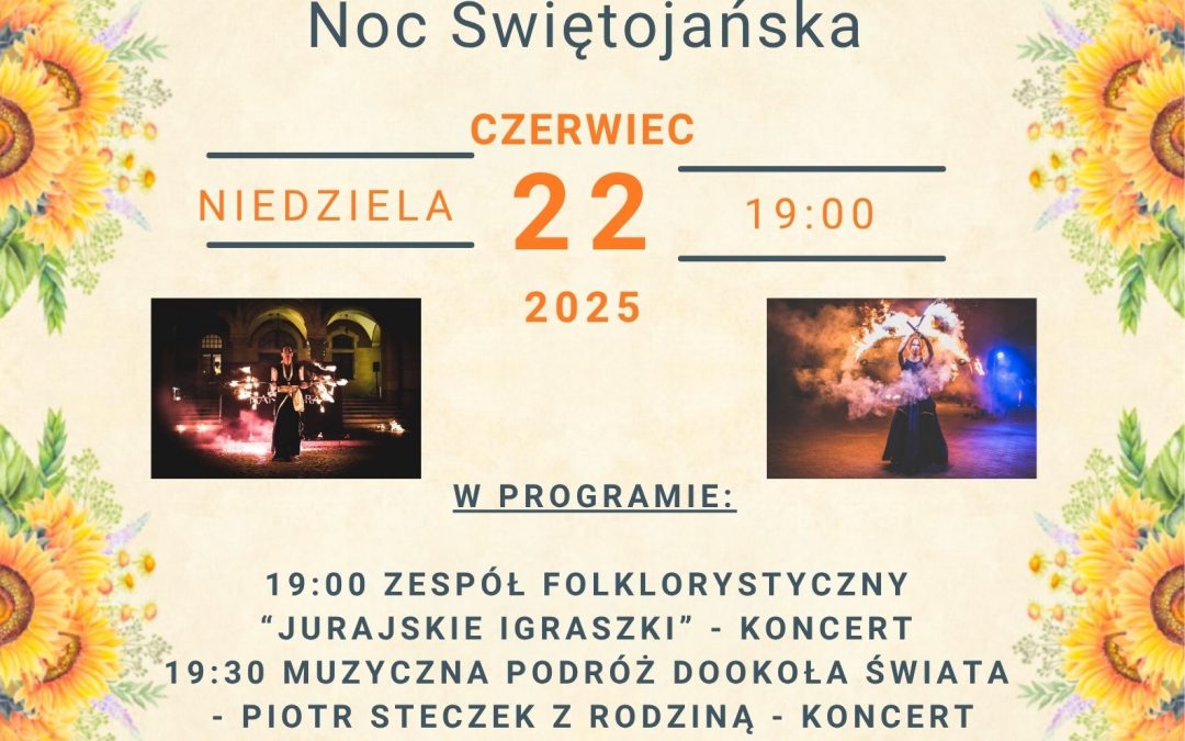 MUZYCZNE WIANKI czyli MYSZKOWSKA NOC ŚWIĘTOJAŃSKA