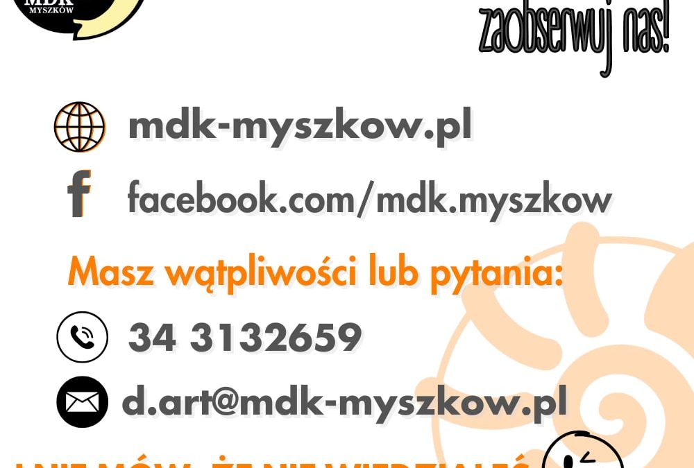Obserwuj co u nas!