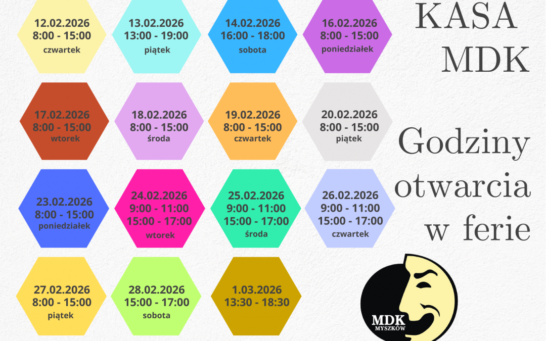 GODZINY OTWARCIA KASY