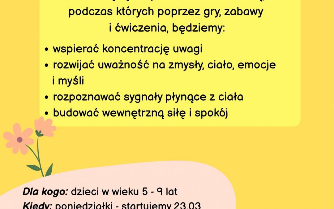 SPOTKANIA Z UWAŻNOŚCIĄ-NOWY CYKL